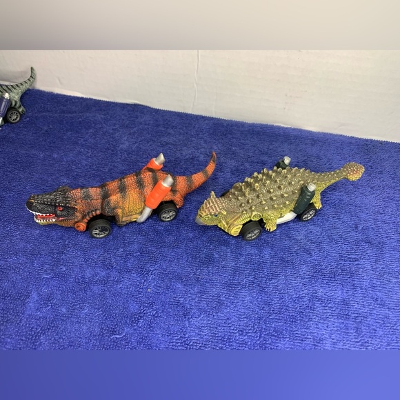 Kids Pull-Back Dinosaur Car Toy Dinosaur Party Favor Game Dino Toy Birthday Gift - Picture 5 of 10